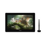 Huion kamvas pro 16 4k tablette graphique 5080 lpi 345, 60 x 194, 40 mm usb - c gris fonc