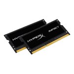 Hyperx impact black series - ddr3l - kit - 8 go: 2 x 4 go - so dimm 204 broches - 1600 mhz / pc3l - 12800 ...