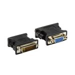 Ineck� adaptateur dvi male (dvi - d 24 + 1) vers vga femelle (15 broches)