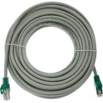 Inline c�ble r�seau ftp rj - 45 cat. 5e 10 m�tres m�le / m�le gris