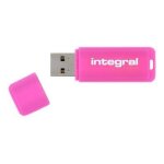 Integral neon - cl usb - 32 go - usb 2. 0 - rose