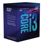Intel core i3 8100 - 3. 6 ghz - 4 coeurs - 4 filetages - 6 mo cache - lga1151 socket - oem