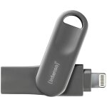 Intenso imobile line pro lecteur usb flash 64 go usb type - a / lightning 3. 2 gen 1 (3. 1 gen 1) anthracite ...
