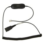 Jabra gn1216 - c�ble pour casque micro - rj - 9 m�le pour d�connexion rapide m�le - 2 m - pour avaya ...