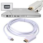 Kabalo 1. 8m thunderbolt mini displayport dp to hdmi adapter male - to - male cable for macbook pro air ...