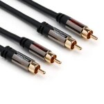 Kabeldirekt 3m c�ble cinch / rca 2 x fiches vers 2 x fiches - pro series