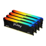 Kingston fury beast rgb - ddr4 - kit - 128 go: 4 x 32 go - dimm 288 broches - 3200 mt / s / pc4 - 25600 ...