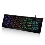 Klim domination - clavier m�canique azerty rgb - nouveau - blue switches - frappe rapide, pr�cise, agr�able ...