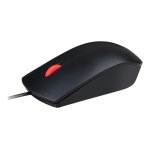 Lenovo essential - souris - droitiers et gauchers - optique - 3 boutons - filaire - usb - noir Lenovo essential - souris - droitiers et gauchers - optique - 3 boutons - filaire - usb - noir