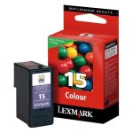 Lexmark cartridge no. 15 - couleur (cyan, magenta, jaune) - original - cartouche d'encre lrp - pour lexmark ...