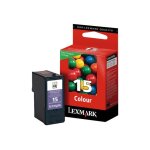 Lexmark cartridge no. 15 - couleur (cyan, magenta, jaune) - originale - cartouche d'encre lrp - pour ... Lexmark cartridge no. 15 - couleur (cyan, magenta, jaune) - originale - cartouche d'encre lrp - pour ...