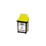 Lexmark cartridge no. 20 - couleur (cyan, magenta, jaune) - original - cartouche d'encre - pour lexmark ...