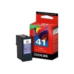 Lexmark cartridge no. 41 - couleur (cyan, magenta, jaune) - originale - cartouche d'encre lrp - pour ... Lexmark cartridge no. 41 - couleur (cyan, magenta, jaune) - originale - cartouche d'encre lrp - pour ...