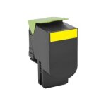 Lexmark - jaune - original - cartouche de toner - pour lexmark cx410de, cx410dte, cx410e, cx510de, cx510dhe, ...