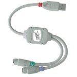 Lindy - adaptateur clavier / souris - usb