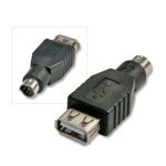 Lindy - adaptateur souris ou clavier usb - ps / 2
