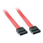 Lindy - cble sata - serial ata 150 / 300 / 600 - sata pour sata - 70 cm - rouge