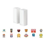 Linksys velop solution wi - fi multiroom whw0302 - - système wi - fi - (2 routeurs) - jusqu'à 4000 pieds ... Linksys velop solution wi - fi multiroom whw0302 - - système wi - fi - (2 routeurs) - jusqu'à 4000 pieds ...