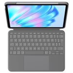 Logitech combo touch - clavier et tui - avec trackpad - rtroclair - apple smart connector - azerty ...