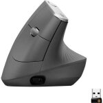 Logitech mx vertical souris sans fil optique ergonomique noir, argent