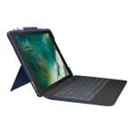 Logitech slim combo - clavier et �tui - r�tro�clair� - apple smart connector - qwerty - r. - u. bleu ...