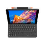 Logitech slim folio - clavier et �tui - sans fil - bluetooth - azerty - fran�ais - graphite - pour apple ...