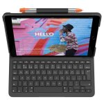 Logitech slim folio - clavier et �tui - sans fil - bluetooth - qwertz - allemand - graphite - pour apple ...