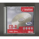 Lot de 10 cd - r imation 52 / 700mb / 80 min
