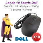 Lot 10x souris optique filaire usb dell ms111 - p 011d3v 05y2rg 093hty 1000 - dpi Lot 10x souris optique filaire usb dell ms111 - p 011d3v 05y2rg 093hty 1000 - dpi