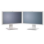 Lot 2x crans pc 27  fujitsu p27t - 7 led wqhd dual screen 16:9 hdmi vga dp dvi