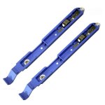 Lot 2x r�glettes rails de fixation disque dur dell 87vyr c49 optiplex 21tug bleu