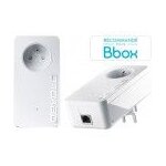 Lot de deux adaptateurs cpl devolo dlan 1200 + avec prises intgres