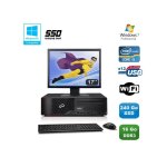 Lot pc fujitsu esprimo e700 e90 sff i5 3. 1ghz 16go 240go ssd graveur wifi w7 + 17