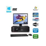 Lot pc fujitsu esprimo e700 e90 + sff i5 3. 1ghz 8go 240go ssd graveur wifi w7 + 19