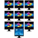 Lot x10 ecrans pc 19 iiyama prolite p1905s - b2 plp1900 vga dvi 5:4 1280x1024 Lot x10 ecrans pc 19 iiyama prolite p1905s - b2 plp1900 vga dvi 5:4 1280x1024
