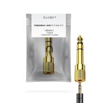 Magnet - adaptateur jack, pour casque 3, 5 mm femelle vers 6, 35 mm mle, auxiliaire stro 6, 35 mm ...