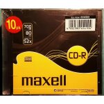 Maxell 10 x cd - r - 700mb - 80 mn - 52x - jewel case Maxell 10 x cd - r - 700mb - 80 mn - 52x - jewel case