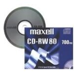 Maxell cd - rw80 - 10 x cd - rw - 700 mo (80 min) 4x