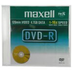 Maxell - dvd - r - 4. 7 go 16x - boîtier cd étroit Maxell - dvd - r - 4. 7 go 16x - boîtier cd étroit