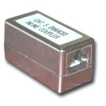 Mcl samar - coupleur r�seau - rj - 45 (f) pour rj - 45 (f) - blind� - cat 5e