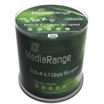 Mediarange - 100 x dvd + r - 4. 7 go (120 minutes) 16x - spindle