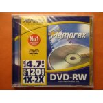 Memorex - 1 x dvd - rw - 4. 7 go - 120 min - boîtier cd Memorex - 1 x dvd - rw - 4. 7 go - 120 min - boîtier cd
