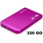 Memteq - disque dur externe 320 go usb 3. 0 - 2. 5  autoaliment - pink edition