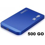 Memteq - disque dur externe 500 go usb 3. 0 - 2. 5  autoaliment - blue edition