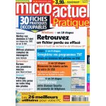 Micro actuel pratique n3 mars 2006 : retrouvez un fichier perdu ou effacé clé usb Micro actuel pratique n3 mars 2006 : retrouvez un fichier perdu ou effacé clé usb