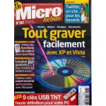 Micro hebdo n 561 : tout graver facilement avec xp et vista - 9 cl�s usb tnt hd pour votre pc