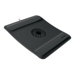 Microsoft notebook cooling base - ventilateur d'ordinateur portable - noir