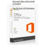 Microsoft office 2016 famille et etudiant clé usb (sans clé d'activation Microsoft office 2016 famille et etudiant clé usb (sans clé d'activation
