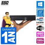 Mini pc dell optiplex 3050 micro g4400t ram 16go ssd 480go hdmi windows 10 wifi