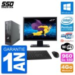 Mini pc fujitsu c720 sff ecran 27  intel g3220 ram 4go ssd 960go windows 10 wifi